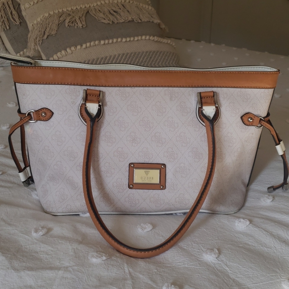 Guess Ivory Purse